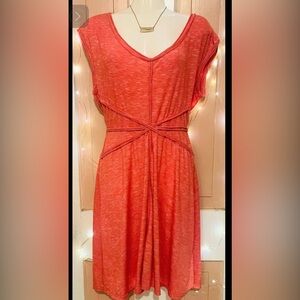 Coral Short Sleeve Dress by Max Studios